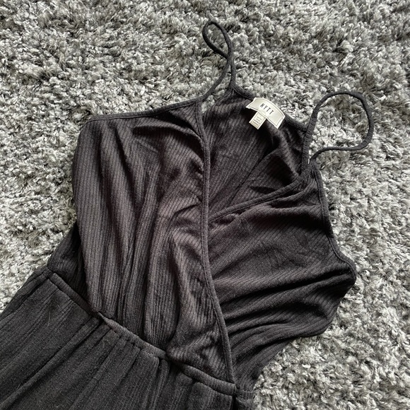 NYTT Pants - NYTT Black Racerback Jumpsuit